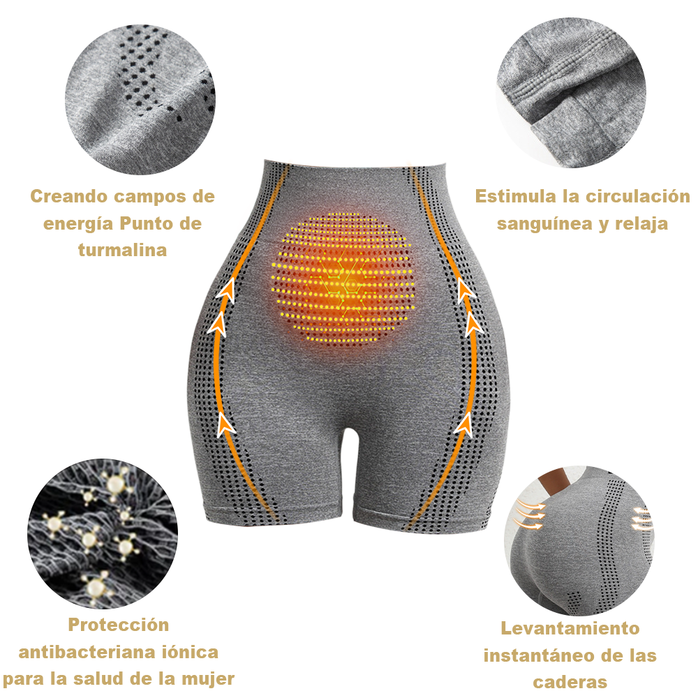【Tienda Oficial de la Marca】🍀𝐏𝐄𝐀𝐑𝐋𝐌𝐎𝐎𝐍® Pantalones Cortos Moldeadores de Iones, Tejido Transpirable y Cómodo con Turmalina. Restaura Tu Figura Perfecta y Aborda Problemas de Salud🍀