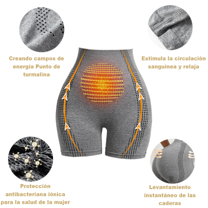 【Tienda Oficial de la Marca】🍀𝐏𝐄𝐀𝐑𝐋𝐌𝐎𝐎𝐍® Pantalones Cortos Moldeadores de Iones, Tejido Transpirable y Cómodo con Turmalina. Restaura Tu Figura Perfecta y Aborda Problemas de Salud🍀