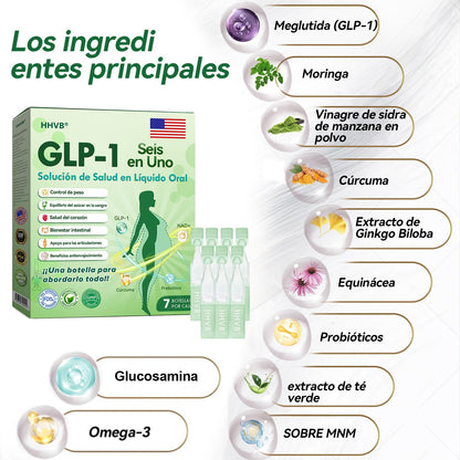 Tienda Oficial |𝐻𝑯𝐕𝐁®🌿🌿𝑺𝒐𝒍𝒖𝒄𝒊ó𝒏 𝒐𝒓𝒂𝒍 𝒍í𝒒𝒖𝒊𝒅𝒂 𝐆𝑳𝑷-1 𝒔𝒆𝒊𝒔 𝒆𝒏 𝒖𝒏𝒐 (Solo una dosis al día, cambios visibles en 7 días) 💎 Para obesidad, salud cardiovascular, diabetes, apnea del sueño, problemas articulares y más.
